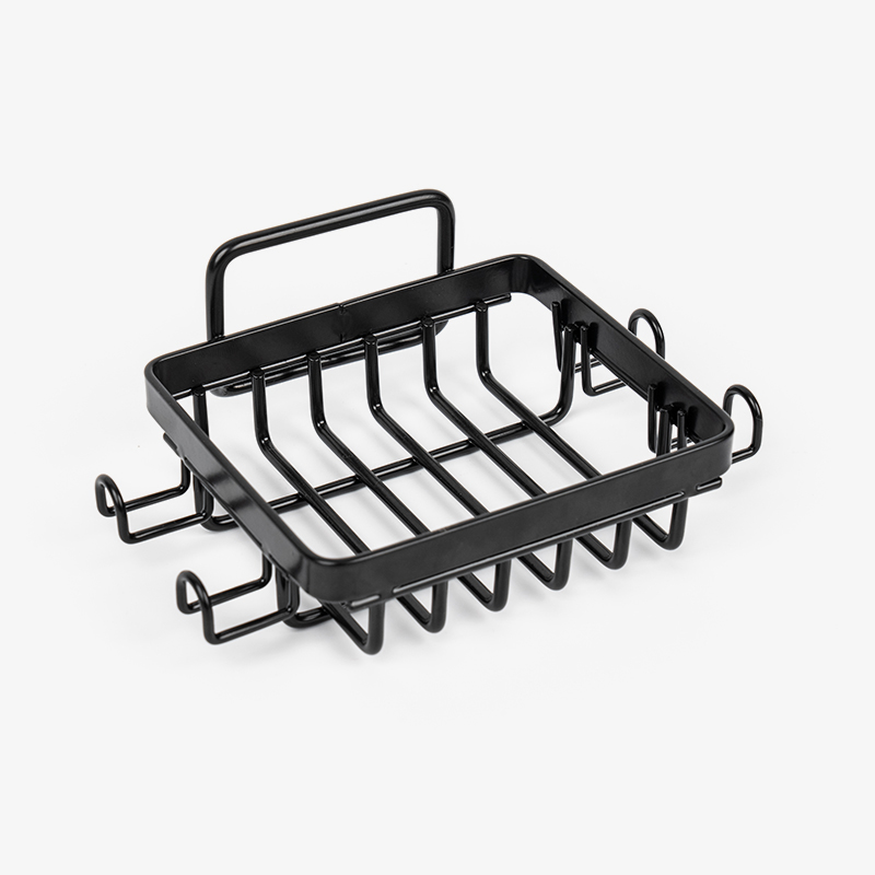 ঝরনা জন্য কালো স্টেইনলেস স্টীল বার সাবান ধারক