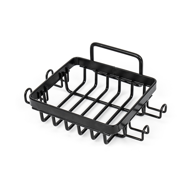 ঝরনা জন্য কালো স্টেইনলেস স্টীল বার সাবান ধারক