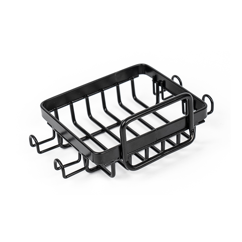 ঝরনা জন্য কালো স্টেইনলেস স্টীল বার সাবান ধারক