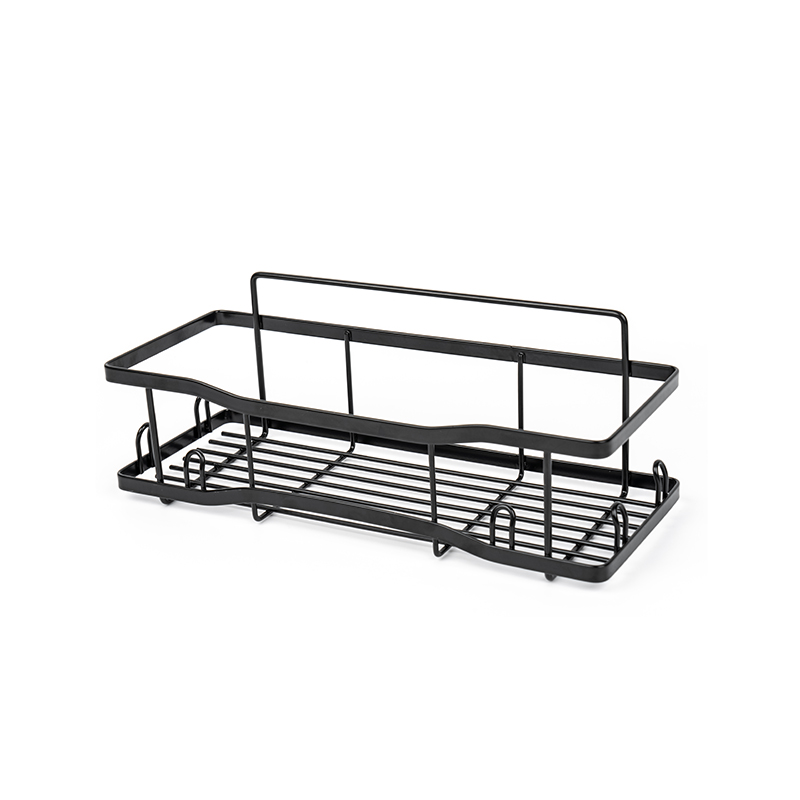 রান্নাঘর এবং বাথরুমের জন্য ওয়াল-মাউন্ট করা মেটাল ওয়্যার স্টোরেজ বাস্কেট