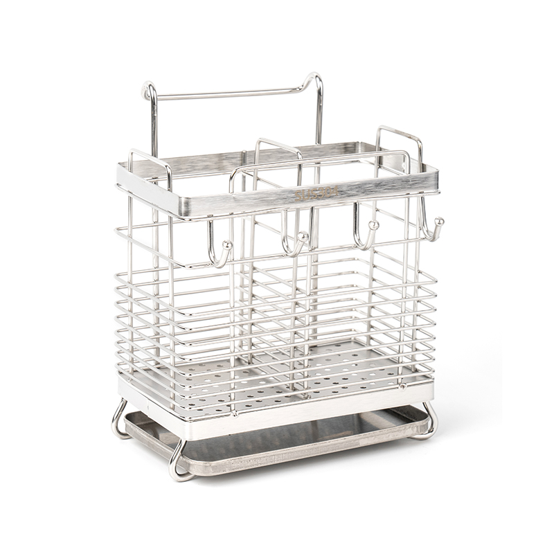 304 স্টেইনলেস স্টীল রান্নাঘরের বাসন চপস্টিক হোল্ডার শুকানো