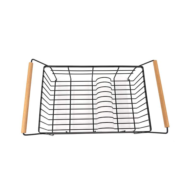 কাটলারি হোল্ডার এবং ড্রেনবোর্ড সহ স্টেইনলেস স্টীল ডিশ শুকানোর র্যাক