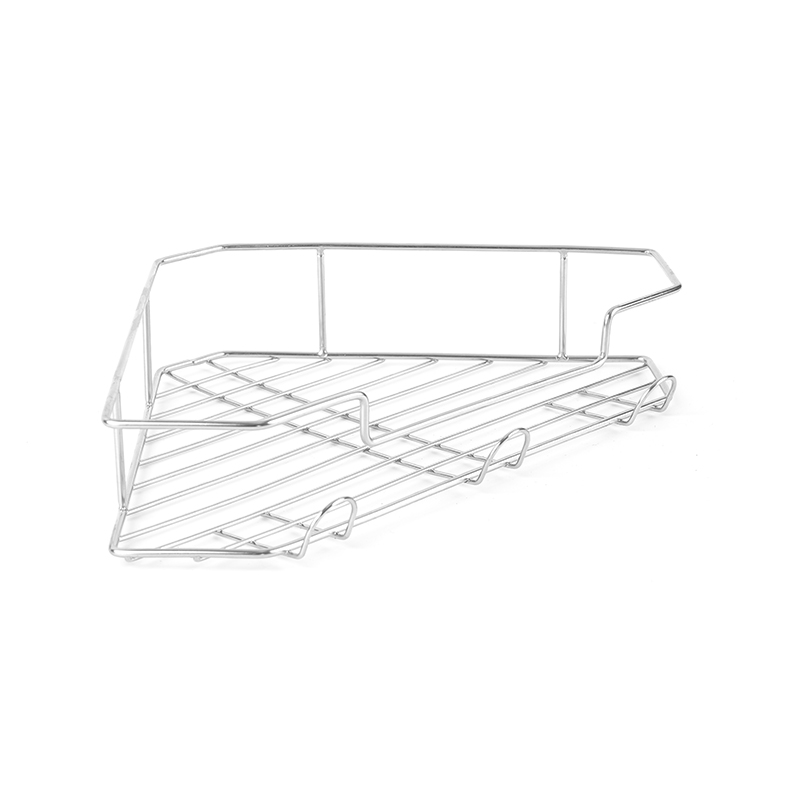 304 স্টেইনলেস স্টীল ওয়াল-মাউন্ট করা ঝরনা ক্যাডি কর্নার শেল্ফ