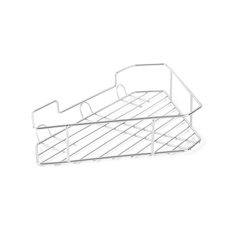 304 স্টেইনলেস স্টীল ওয়াল-মাউন্ট করা ঝরনা ক্যাডি কর্নার শেল্ফ