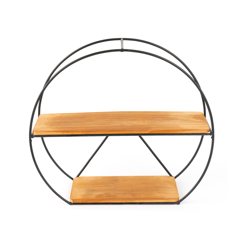 রান্নাঘরের জন্য গোল্ডেন ওয়াল শেলফ এবং ঝুলন্ত স্টোরেজ বাস্কেট