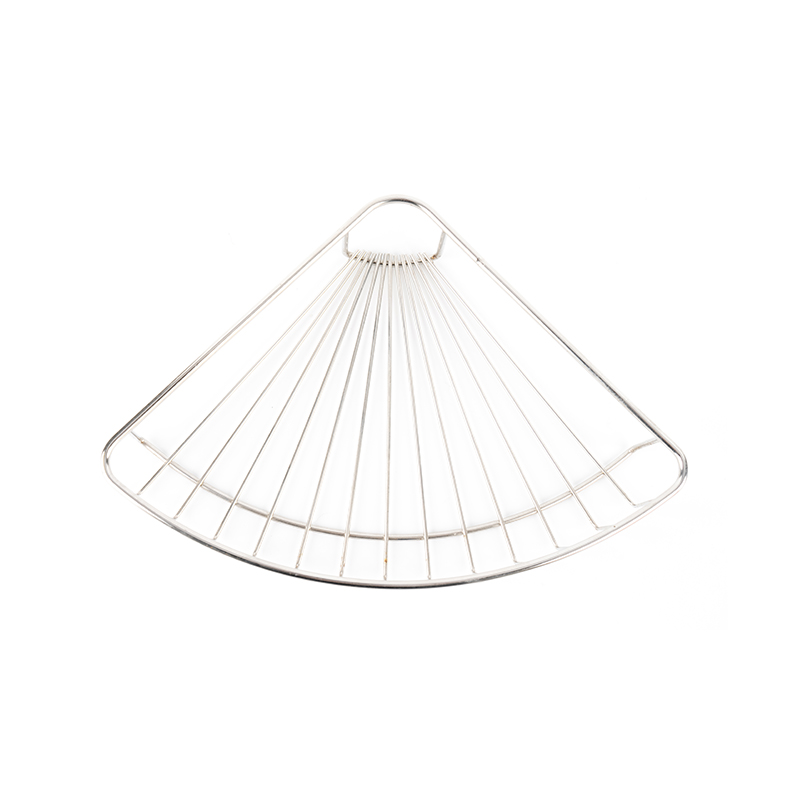 হুক সহ স্টেইনলেস স্টীল ওয়াল-মাউন্ট ঝরনা ক্যাডি