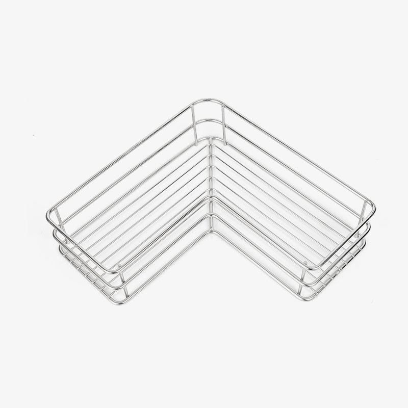 আঠালো সঙ্গে SUS304 স্টেইনলেস স্টীল কর্নার ঝরনা ক্যাডি